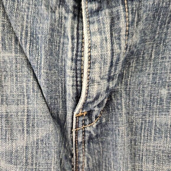 Levi Strauss signature misses 14 L low rise flared blue jeans - Picture 7 of 7